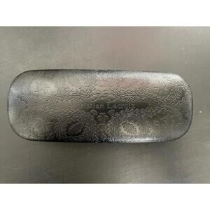 CHRISTIAN LACROIX Eyeglass Sunglasses Clamshell Case Black Embossed